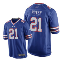 Buffalo Bills #21 Royal Jordan Poyer Game Jersey