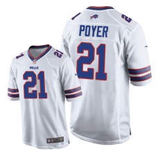 Buffalo Bills #21 White Jordan Poyer Game Jersey