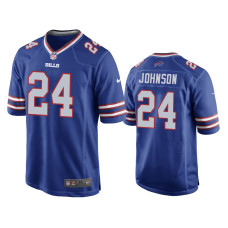 Buffalo Bills #24 Royal Taron Johnson Game Jersey