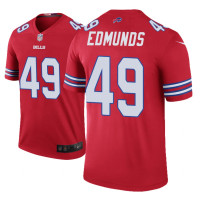 Buffalo Bills #49 Tremaine Edmunds Red legend color rush Jersey - Men's