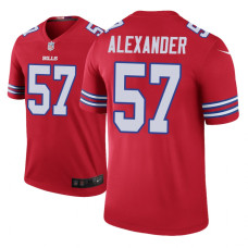 Buffalo Bills #57 Lorenzo Alexander Red legend color rush Jersey - Men's