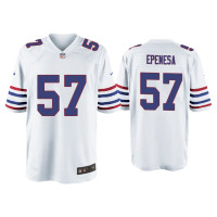 Buffalo Bills #57 A.J. Epenesa White 2020 NFL Draft Alternate Game Jersey