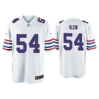 Buffalo Bills #54 A.J. Klein White Alternate Game Jersey