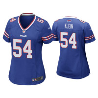 Women Buffalo Bills #54 A.J. Klein Royal Game Jersey