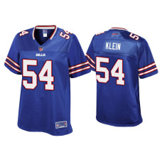 Women Buffalo Bills #54 A.J. Klein Royal Pro Line Jersey