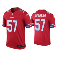 Buffalo Bills #57 Color Rush Legend A.J. Epenesa Red Jersey