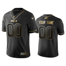 Buffalo Bills #00 2019 Golden Edition Vapor Untouchable Limited Custom Black Jersey - Men's