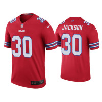 Buffalo Bills #30 Color Rush Legend Dane Jackson Red Jersey