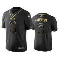 Buffalo Bills #3 2019 Golden Edition Vapor Untouchable Limited Derek Anderson Black Jersey - Men's