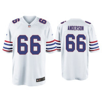 Buffalo Bills #66 Jack Anderson White Alternate Game Jersey