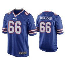 Buffalo Bills #66 Jack Anderson Royal Game Jersey