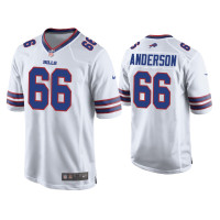 Buffalo Bills #66 Jack Anderson White Game Jersey