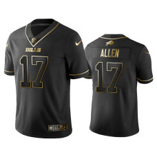 Buffalo Bills #17 2019 Golden Edition Vapor Untouchable Limited Josh Allen Black Jersey - Men's