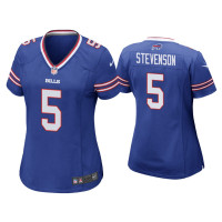 Women Buffalo Bills #5 Marquez Stevenson Royal Game Jersey