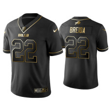 Buffalo Bills #22 Golden Edition Vapor LimitedMatt Breida Black Jersey