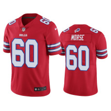 Buffalo Bills #60 Color Rush Limited Mitch Morse Red Jersey