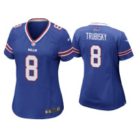 Women Buffalo Bills #10 Mitchell Trubisky Royal Game Jersey