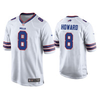 Buffalo Bills #8 O.J. Howard White Game Jersey