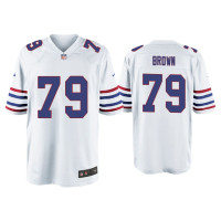 Buffalo Bills #79 Spencer Brown White Alternate Game Jersey