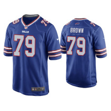 Buffalo Bills #79 Spencer Brown Royal Game Jersey