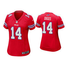 Women Buffalo Bills #14 Stefon Diggs Red Game Jersey