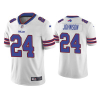 Buffalo Bills #24 Taron Johnson Vapor Limited White Jersey