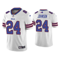 Buffalo Bills #24 Taron Johnson Vapor Limited White Jersey