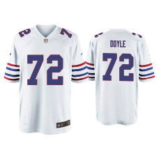 Buffalo Bills #72 Tommy Doyle White Alternate Game Jersey