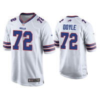 Buffalo Bills #72 Tommy Doyle White Game Jersey