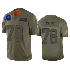 Buffalo Bills #78 Bruce Smith Camo 2019 Salute to Service Limited Jersey