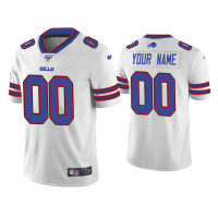 Buffalo Bills #00 Custom 100th Season White Vapor Limited Jersey