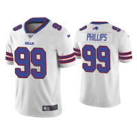 Buffalo Bills #99 Harrison Phillips 100th Season White Vapor Limited Jersey