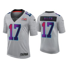 Buffalo Bills #17 Josh Allen Gray Super Bowl LVI Limited Jersey