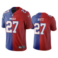 Buffalo Bills #27 Tre'Davious White Royal Red Split Two Tone Limited Jersey