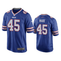 Buffalo Bills #45 Christian Wade Royal Game Jersey