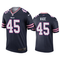 Buffalo Bills #45 Christian Wade Navy Inverted Legend Jersey