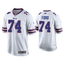 Buffalo Bills #74 Cody Ford White Game Jersey