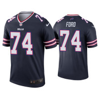 Buffalo Bills #74 Cody Ford Navy Inverted Legend Jersey