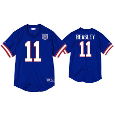 Buffalo Bills #11 Cole Beasley Royal Superbowl XXV Anniversary Mesh Crewneck Jersey