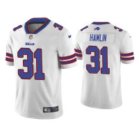 Buffalo Bills #31 Damar Hamlin Vapor Limited White Jersey