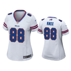 Buffalo Bills #88 Dawson Knox White NFL Draft Game Jersey