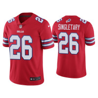 Buffalo Bills #26 Devin Singletary Vapor Limited Red Jersey