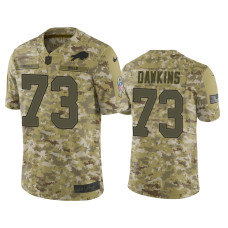 Buffalo Bills #73 Dion Dawkins Salute to Service Jersey - Camo