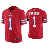 Buffalo Bills #1 Emmanuel Sanders Vapor Limited Red Jersey