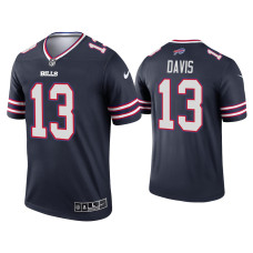 Buffalo Bills #13 Gabriel Davis Navy Inverted Legend Jersey