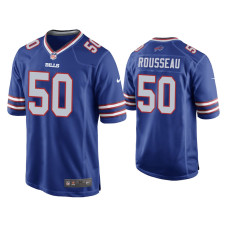 Buffalo Bills #50 Gregory Rousseau Royal Game Jersey