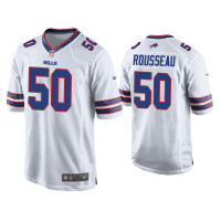 Buffalo Bills #50 Gregory Rousseau White Game Jersey