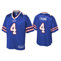 Buffalo Bills #4 Jake Fromm Royal Pro Line Jersey