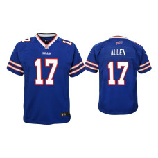 Buffalo Bills #17 Youth Josh Allen Royal Game Jersey