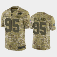 Buffalo Bills #95 Kyle Williams Salute to Service Limited Jersey - Camo